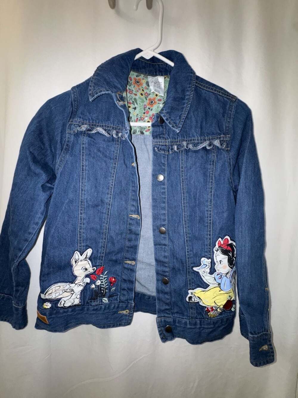 Disney Animators' Collection Snow White Embroidered Denim Jean Jacket